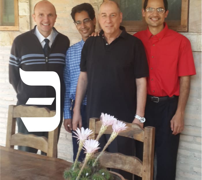 Gerhard Traweger, Robert Dickinson, the angel Gabriel (aka John Scotram, not his real name), Ray Dickinson